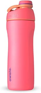 Owala Twist Stainless Steel Water Bottle with Screw Cap, 560 ml, Hyper Flamingo