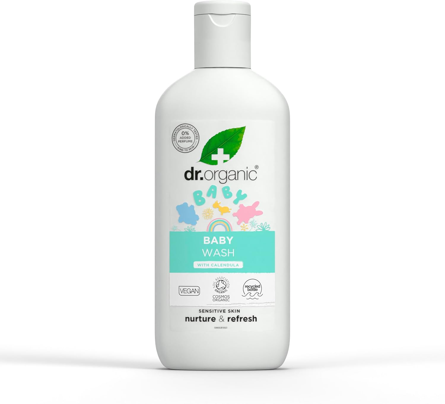 Dr Organic Calendula Baby Wash, Fragrance Free, Gentle Cleansing, Sensitive Skin, Natural, Vegan, Cruelty-Free, Paraben & SLS-Free, Organic, 250ml-0