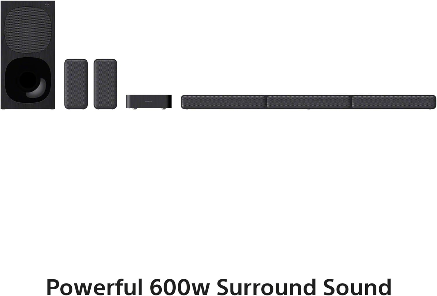 Sony HT-S40R 5.1ch 600W Soundbar for TV with Subwoofer and Wireless Rear Speakers with Bluetooth-9