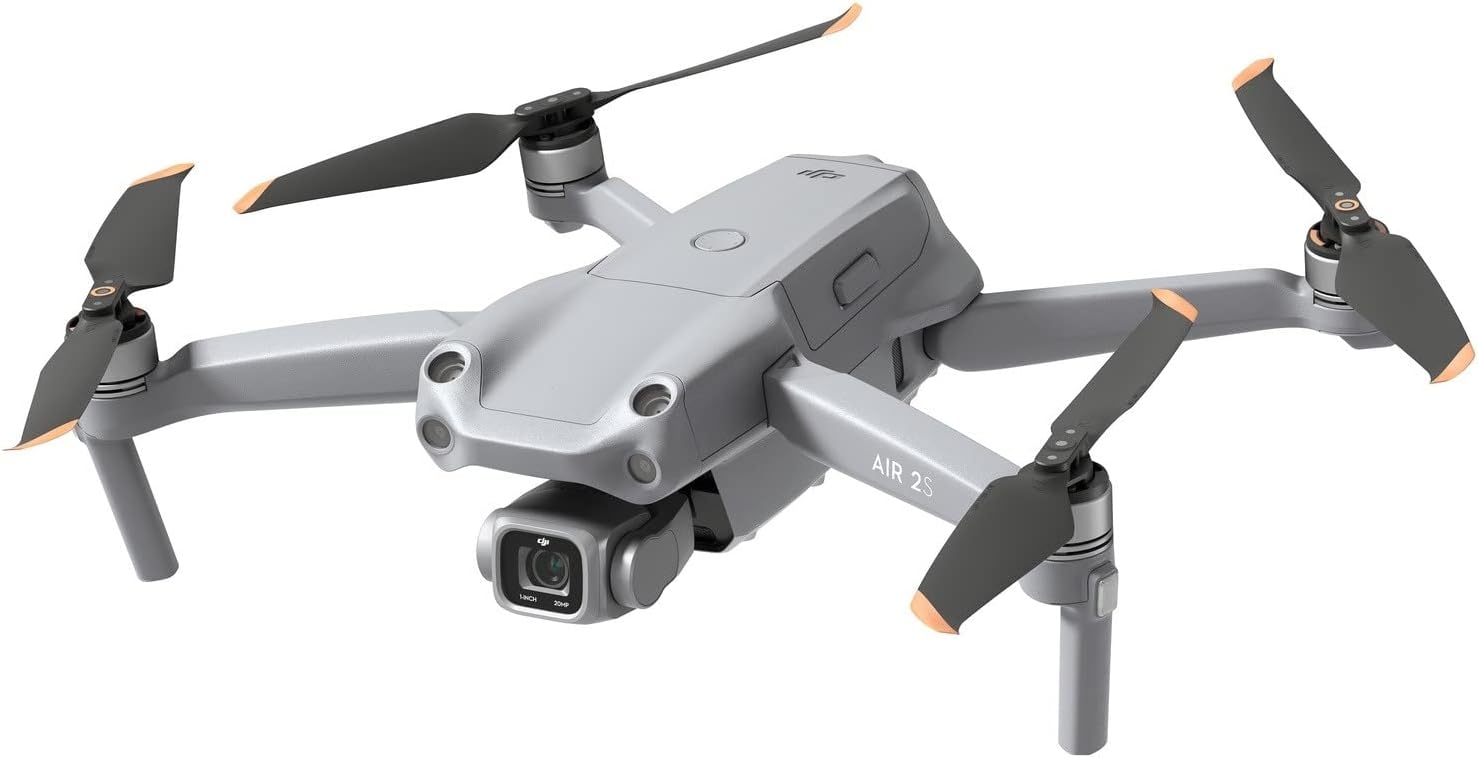 DJI Air 2S Fly More Combo, Drone with 3-Axis Gimbal Camera, 5.4K Video, 1-Inch CMOS Sensor, 4 Directions of Obstacle Sensing, 31 Mins Flight Time, 12km 1080p Video Transmission, Two Extra Batteries-2