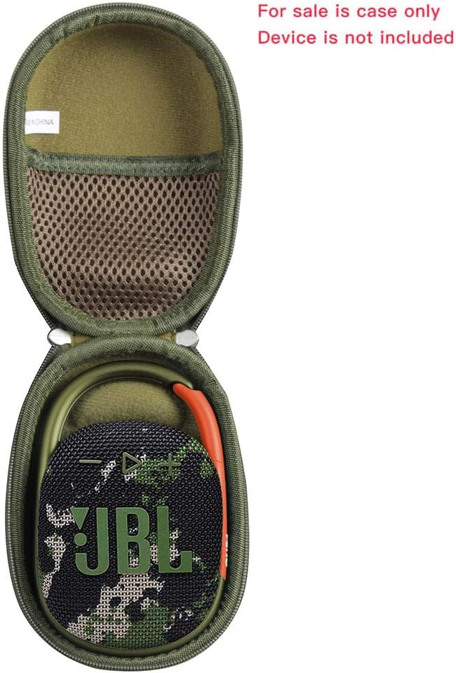 Hard Travel Case for JBL Clip 4 - Bluetooth Portable Speaker by Hermitshell(Camo)-1