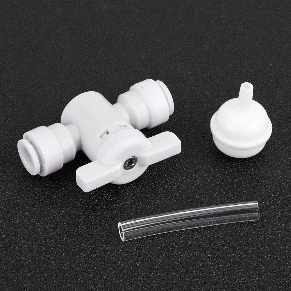 Aquarium CO2 System Set, 1Set Pro Tube Valve Gauge Bottle Cap Kit Fish Tank DIY CO2 Kit, CO2 DIY Kit for Planted Tank Fish Tank Aquarium Aquarium Tank-6