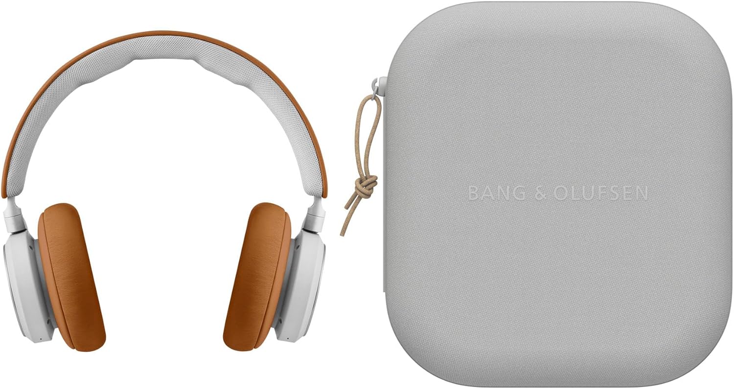 Bang & Olufsen Beoplay HX - Premium Wireless Bluetooth Over-Ear Active Noise Cancelling Headphones, 6 Microphones, Playtime Up to 40 Hours, Headset with Carrying Case - Timber-7