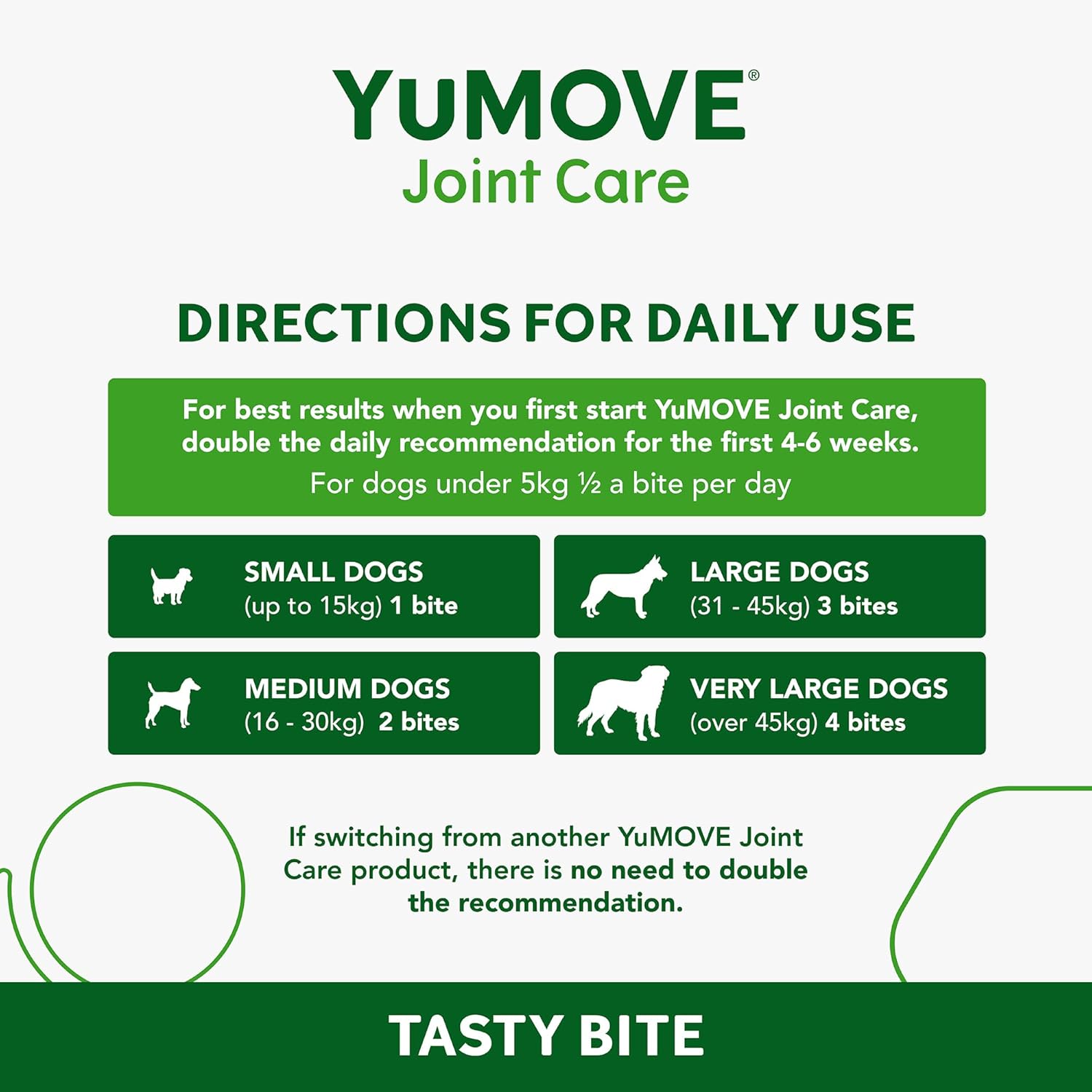 YuMOVE Daily Bites For Senior Dogs | High Strength Hip and Joint Supplement Designed for Older, Stiff Dogs, with Glucosamine, Chondroitin, Green Lipped Mussel | Aged 9+ | 150 Chews-4