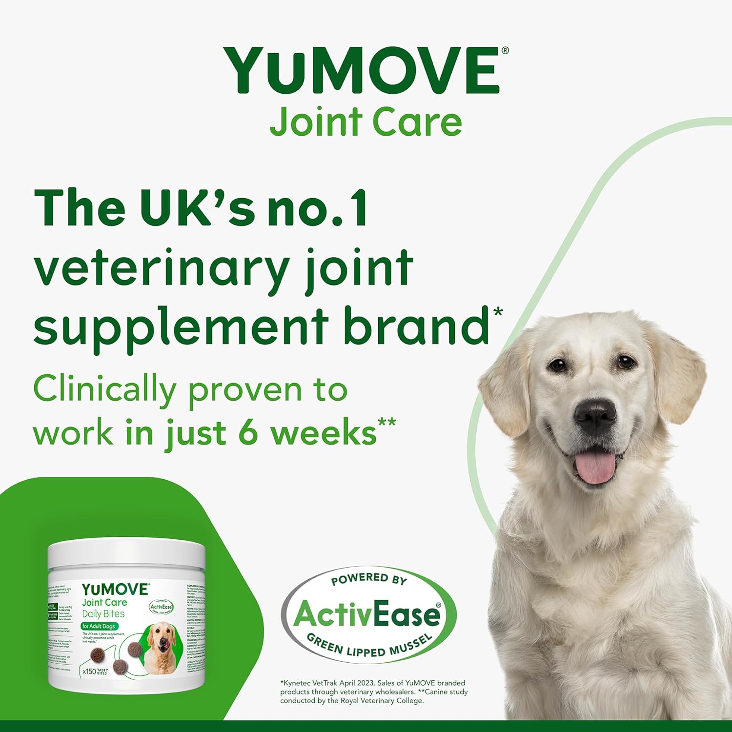 YuMOVE Daily Bites For Adult Dogs | Hip and Joint Supplement for Stiff Dogs Aged 6 To 8 Years | 150 Chews-2