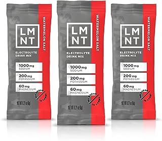 LMNT Zero Sugar Electrolytes - Watermelon Salt | Drink Mix | 30-Count