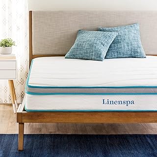 Linenspa HYBRID Memory Foam Sprung Mattress H3-H4 Height 20cm 100 x 200