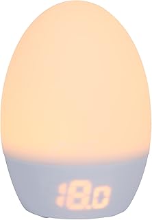 Tommee Tippee Groegg2 Digital Colour-Changing Nursery Thermometer and Nightlight, USB-Powered, Digital Temperature Display