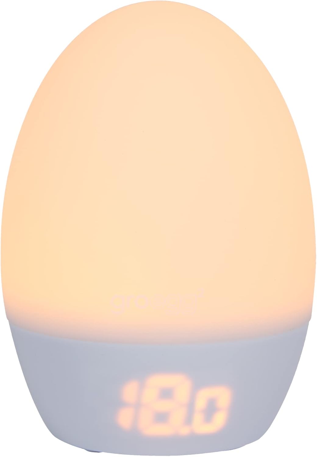 Tommee Tippee Groegg2 Digital Colour-Changing Nursery Thermometer and Nightlight, USB-Powered, Digital Temperature Display-0