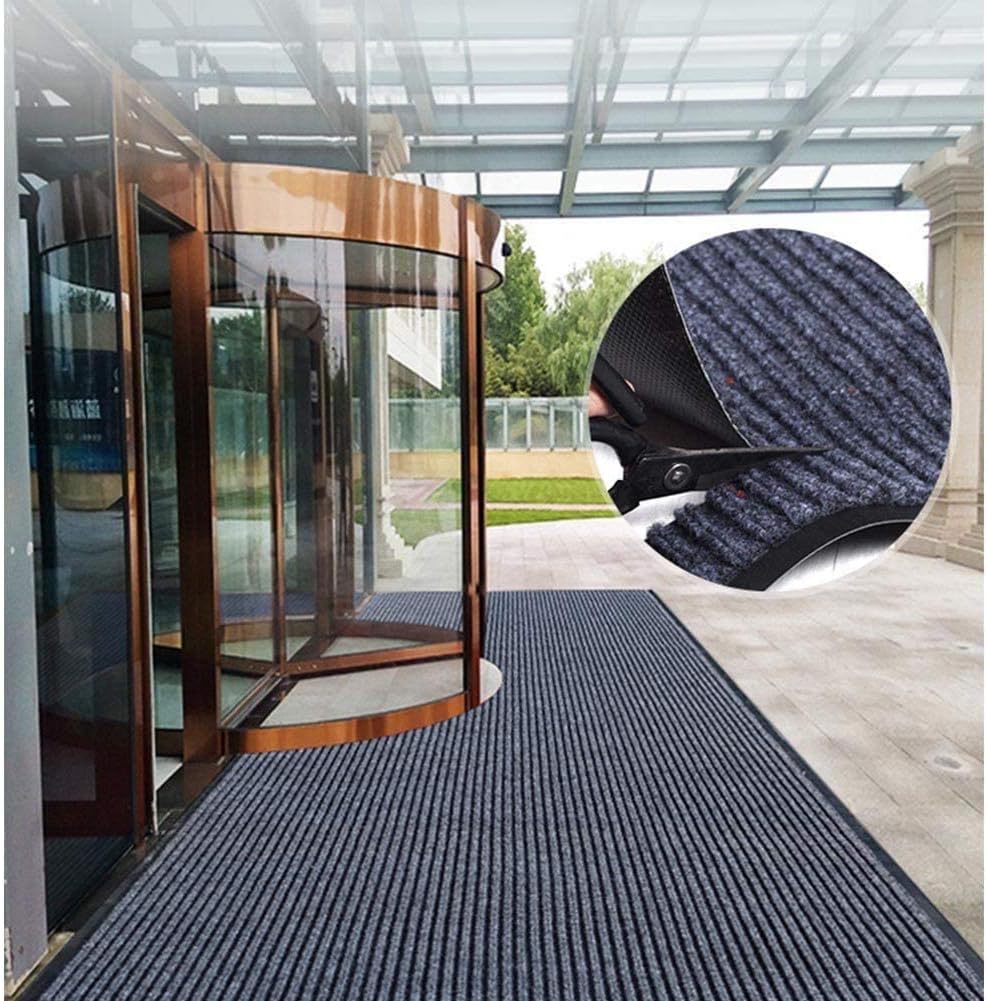 ybaymy Carpet Runner 90x300cm Non-slip Dirt Stopper Carpet with Rubber Backed Washable Door Mats Indoor & Outdoor,Floor Mat Entrance Rug for Kitchen,Home,Hallway,Hall Entrance-1