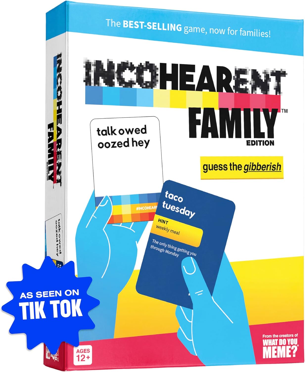 WHAT DO YOU MEME? Incohearent Family Edition - The Family Party Game Where You Compete to Guess The Gibberish Family-0