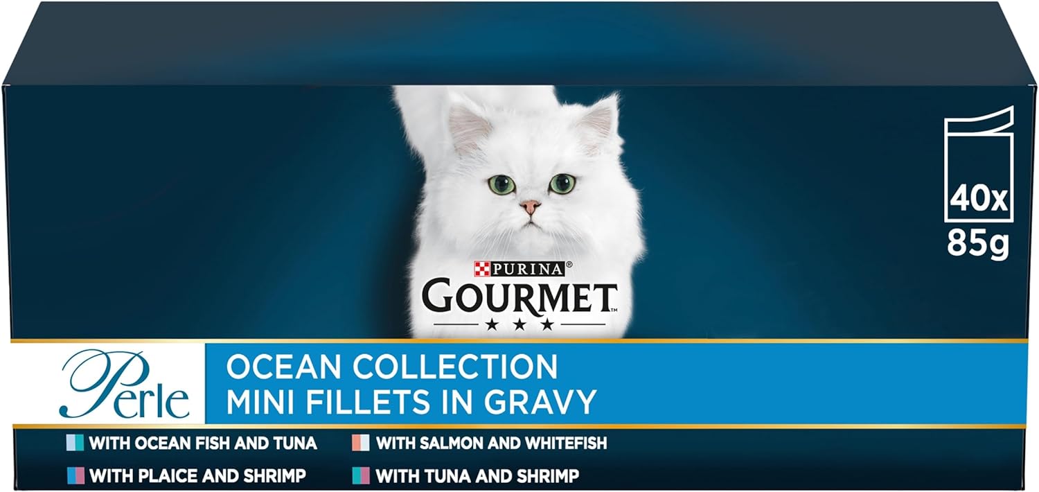 GOURMET Perle Ocean Collection Wet Cat Food 40x85g-0