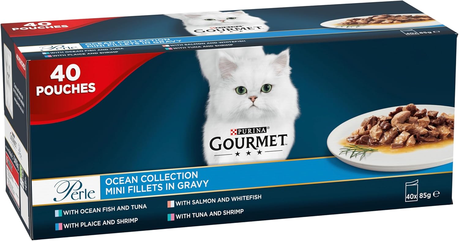 GOURMET Perle Ocean Collection Wet Cat Food 40x85g-1