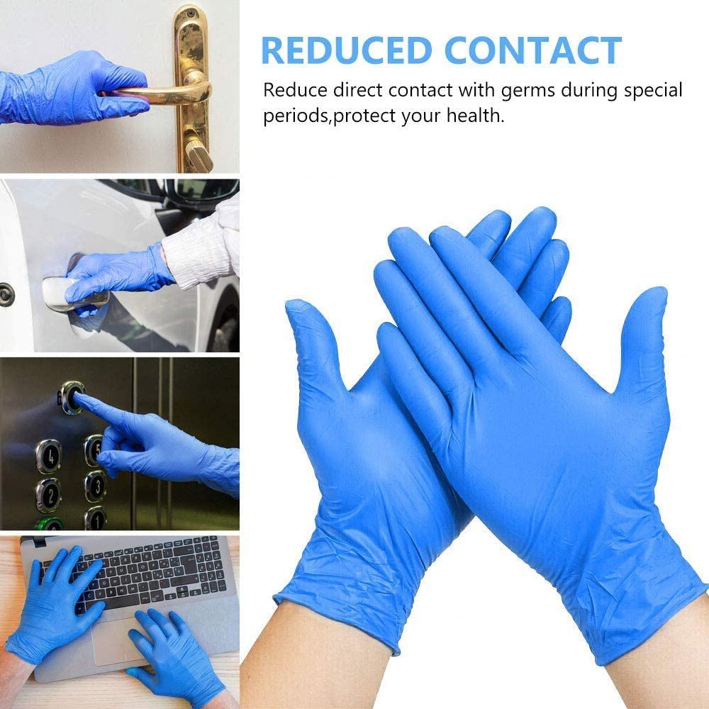 K-MART BLUE Vinyl Powder Free powder free Glove & Disposable in Small Size(Color-Blue)- Pack of 100-3