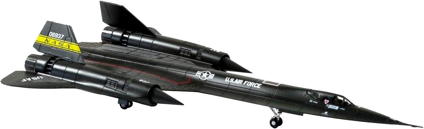 1/144 SR71 Blackbird High-Altitude Reconnaissance Aircraft Metal Fighter Military Model Diecast Plane Model for Collection or Gift-1