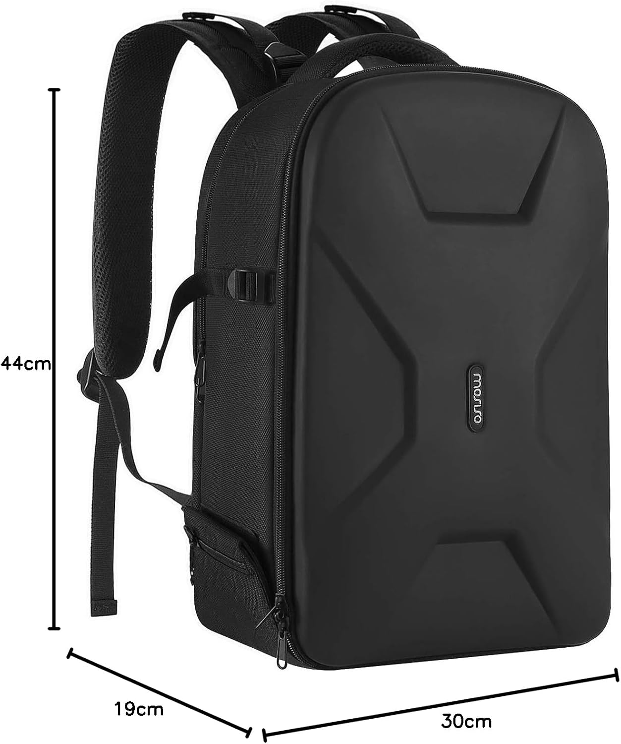 MOSISO Camera Backpack, DSLR/SLR/Mirrorless Photography Camera Bag 15-16 inch Waterproof Hardshell Case with Tripod Holder&Laptop Compartment Compatible with Canon/Nikon/Sony, Black-8