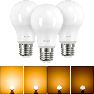 Linkind E27 LED Bulb Dimmable Edison Screw Light, 13W to Replace 100W Bulb, Warm White(2700K) 1521LM A60 Light Bulb, ERP, CE Certified, Frosted, Pack of 3