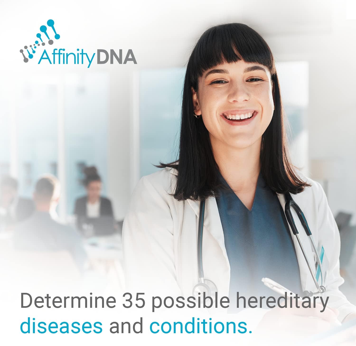 AffinityDNA GeneWell Genetic Predisposition DNA Test Kit | Tests for 35 Hereditary Diseases and Conditions | Home Sample Collection Kits | Results in 4 Weeks | A Complete Kit with No Extra Fees-4