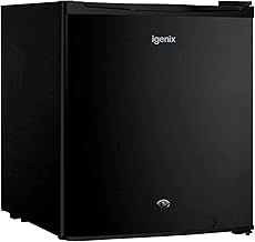 Igenix IG3711BL Table Top Fridge with 47 Litre Capacity, 4 Litre Ice Box, 1 Shelf, Reversible and Lockable Door, Black