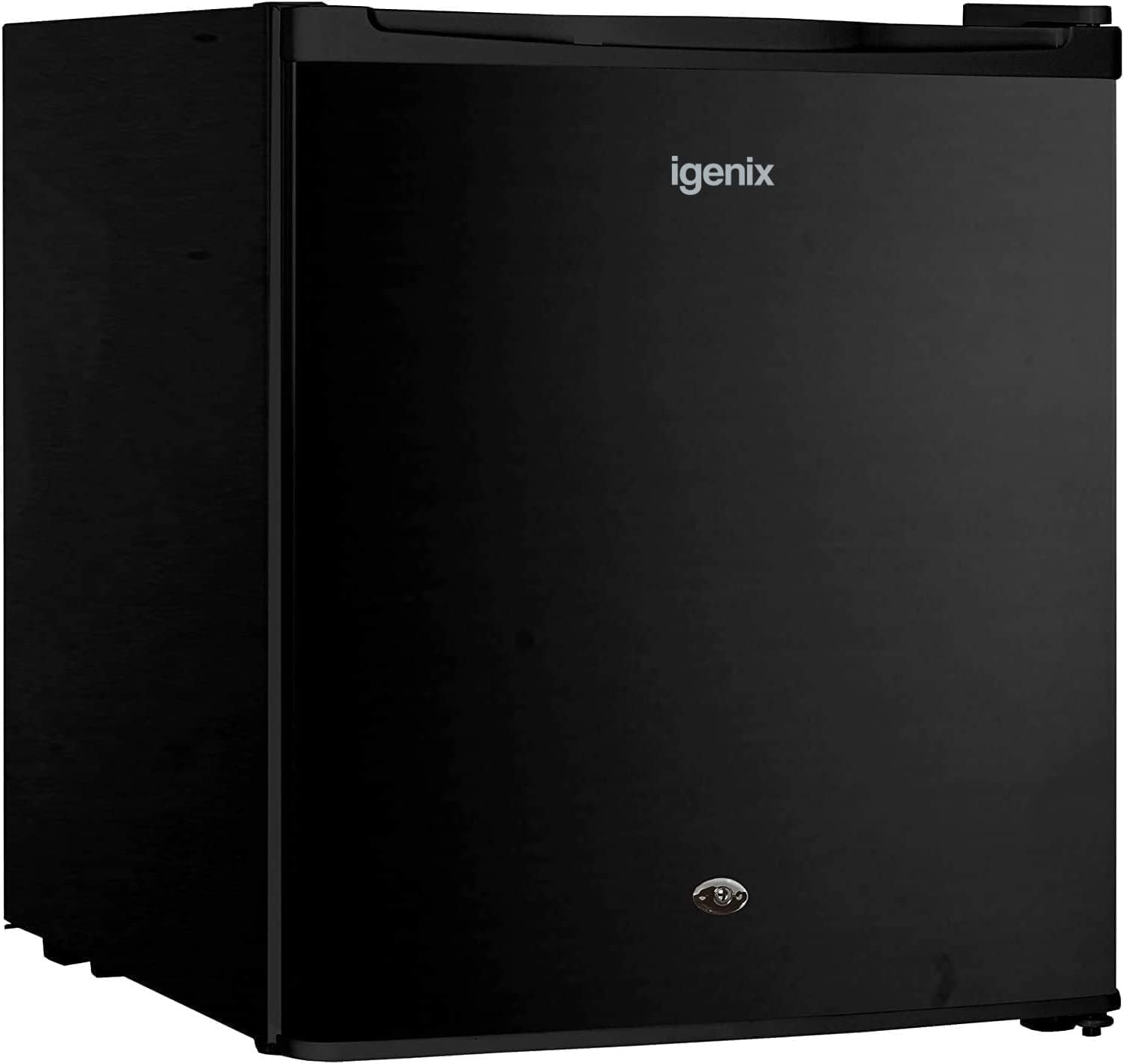 Igenix IG3711BL Table Top Fridge with 47 Litre Capacity, 4 Litre Ice Box, 1 Shelf, Reversible and Lockable Door, Black-0