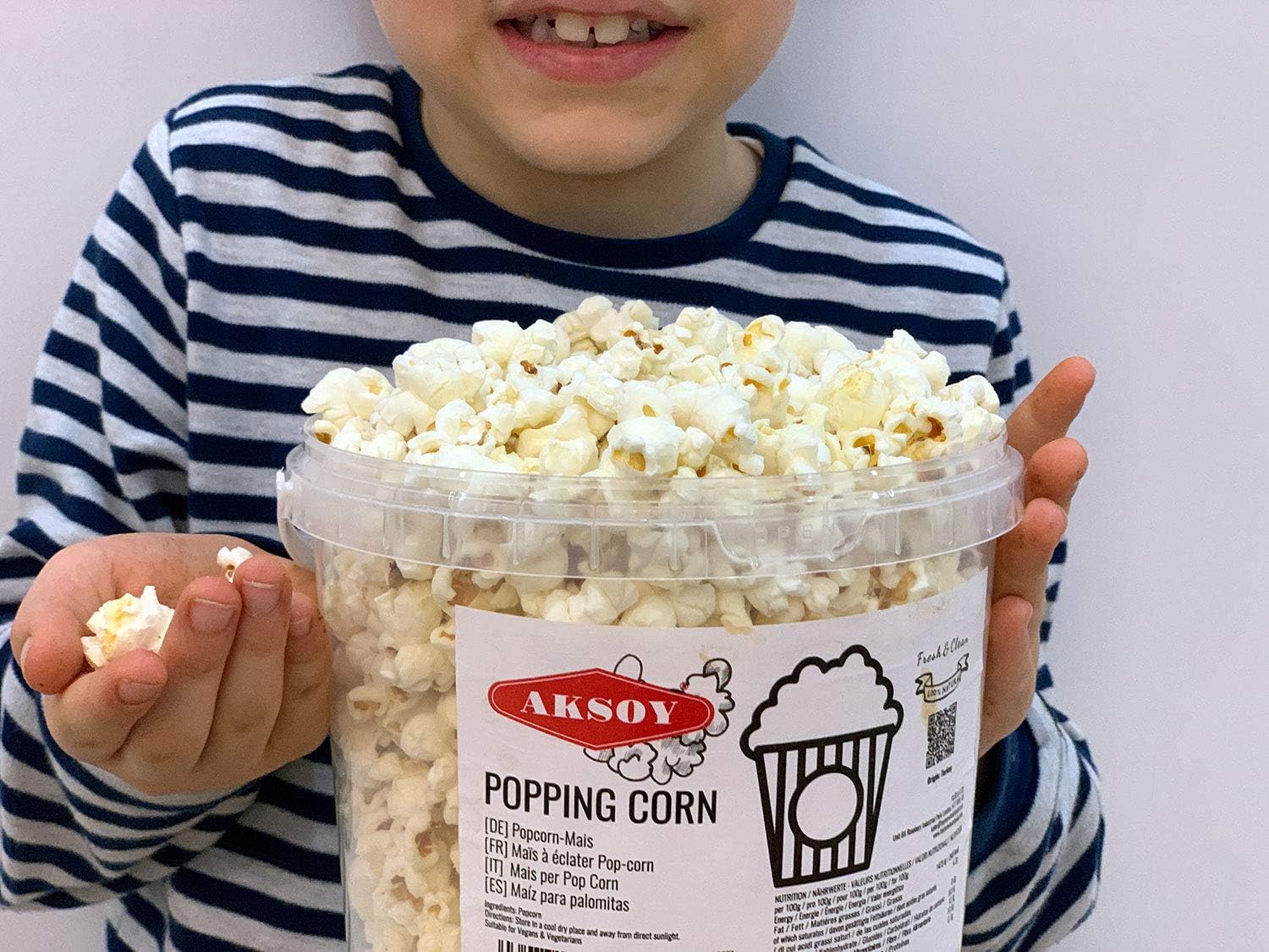 AKSOY 1KG Popping Corn Kernels - Popcorn Seeds || Stove-top & Microwave Popcorn & Air Popper Friendly Popcorn || New seasonings Corn, New harvested || 1KG …-6