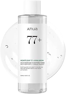 ANUA Heartleaf 77% Soothing Toner I pH 5.5 Trouble Care, Calming Skin, Refreshing, Hydrating, Purifying, Cruelty Free, Vegan,(250ml / 8.45 fl.oz.)