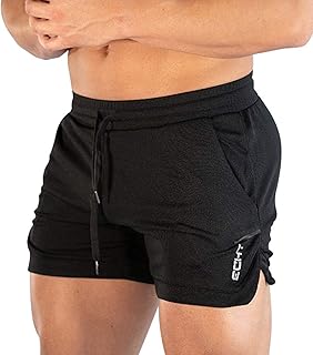 Superora Mens Running Gym Sport Shorts Breathable Outdoor Workout Training Shorts with Pockets