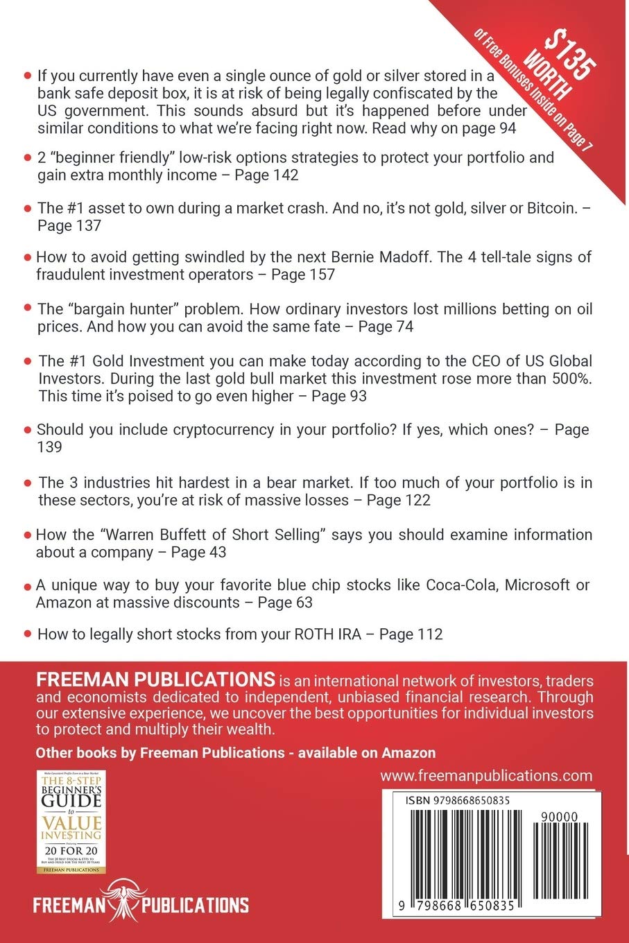 Bear Market Investing Strategies: 37 Recession-Proof Ideas to Grow Your Wealth - Including Inverse ETFs, Put Options, Gold & Cryptocurrency (Stock Investing 101)-1