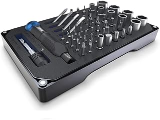 Screwdriver Set Repair Tool Kit - 60 in 1 Professional Multi-Functional Screwdriver & Socket Set for Bike, Oven, Air Conditioner, Cell phones, Game Console, Tablet, PC, Laptop, Glasses