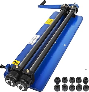 VEVOR 18" Sheet Metal Bead Roller Bead Roller Former Swager Rotary Swaging Machine Included Convenient 6 Die Sets Flexible, 18" Bead Roller Former Swager Rotary Swaging Machine Convenient 6 Die Sets