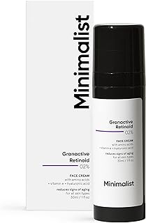 Minimalist 2% Retinoid Anti Ageing Night Cream for Wrinkles & Fine Lines | With Retinol Derivative For Sensitive Skin, white, 30 ml (Pack of 1)