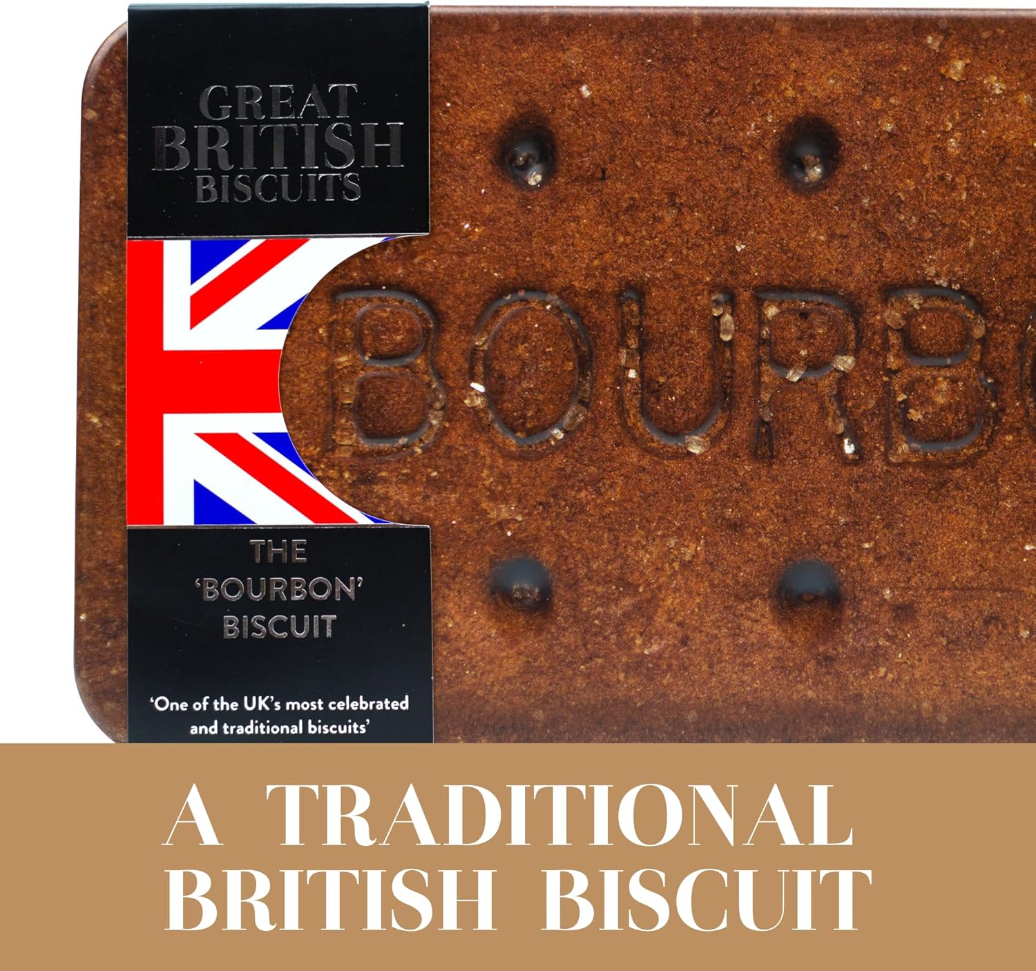 Giant Bourbon Biscuits Gift Set - Chocolate Biscuit Tin Christmas Gifts, Family Biscuits Box with Luxury Bourbon Chocolate Biscuits - Biscuit Hamper Gift Ideas, Chocolate Gifts for Men & Women, 400g-2