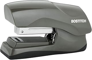 Bostitch Office Heavy Duty Stapler, 40 Sheet Capacity, No Jam, Half Strip, Fits into The Palm of Your Hand, for Classroom, Office or Desk, Gray