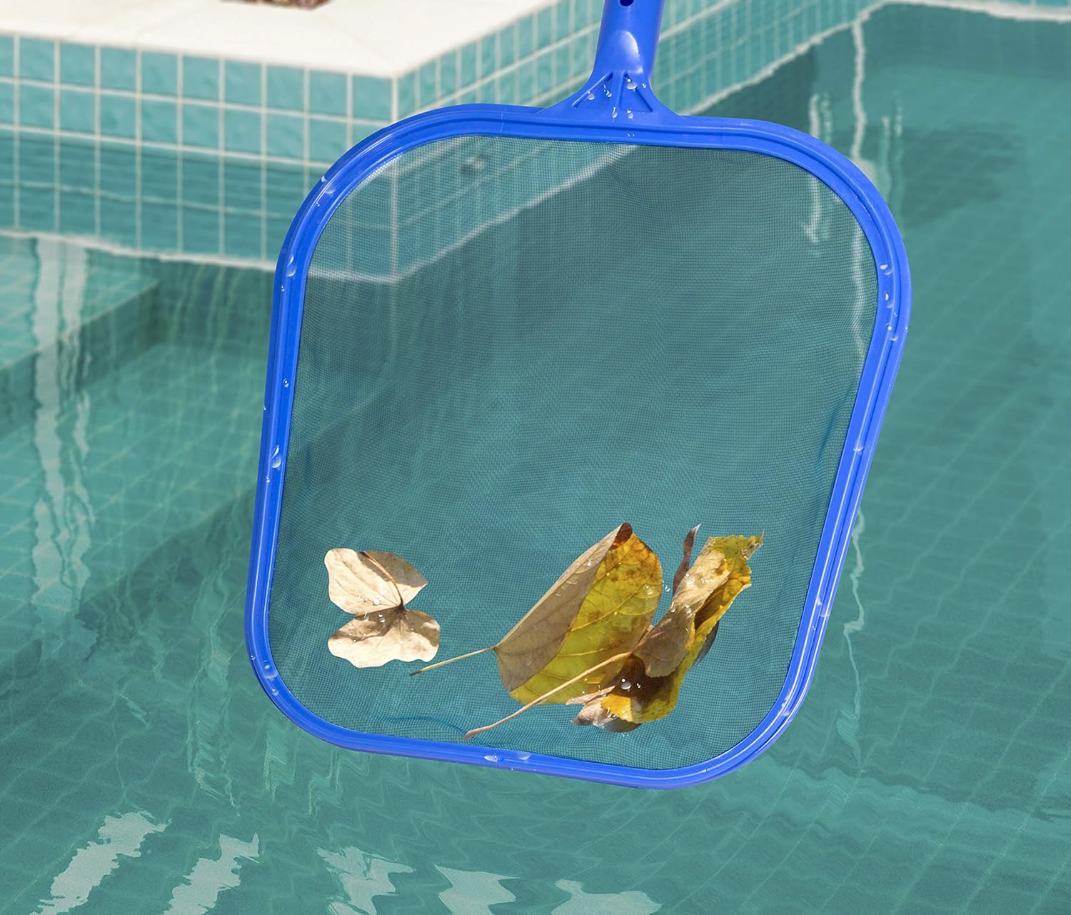 Aquatix Pro Pool Skimmer Net, Fine Mesh Rake Head for In-Ground & Above Ground Swimming Pools, Best for Removing Leaves & Debris from Spa, Hot Tub, Ponds, Fountains, Inflatables & Other Surfaces-1