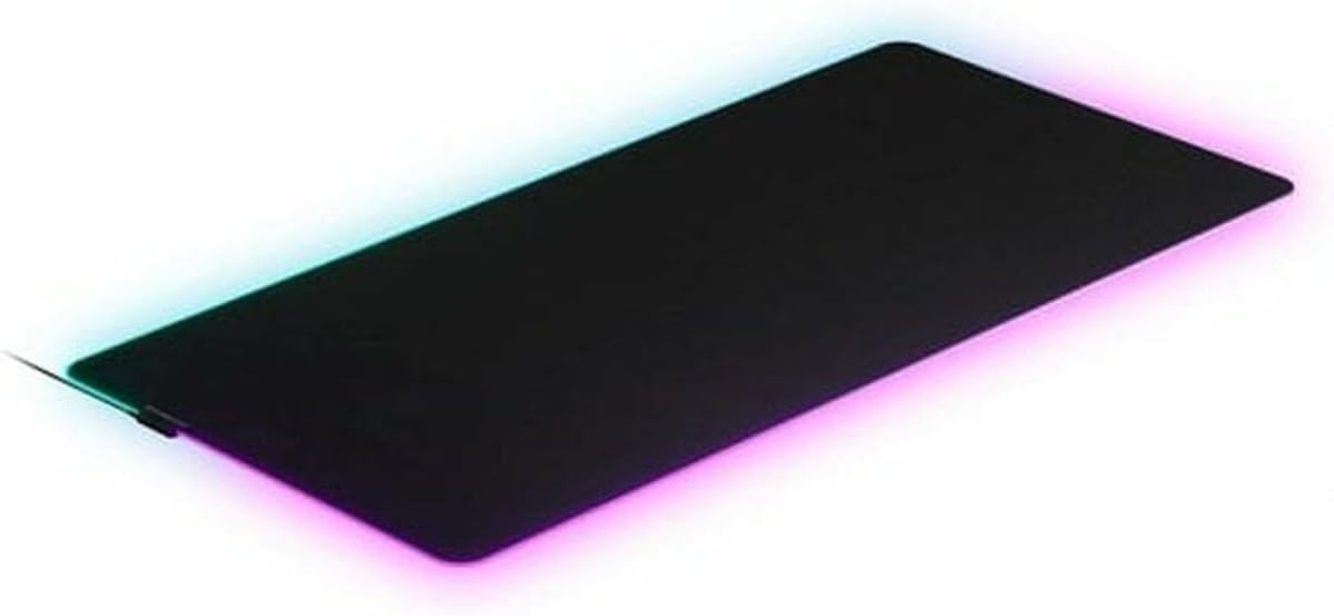 SteelSeries QcK 3XL Prism - 2-zone RGB Illumination - Optimized For Gaming Sensors - Size 3XL (1220 x 590 x 6mm) - Black + RGB-0