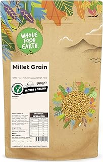 Wholefood Earth Millet Grain 500 g | GMO Free | Natural | High Fibre