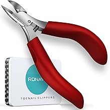 Podiatrist Toenail Clippers, Professional Thick & Ingrown Toe Nail Clippers for Men & Seniors, Pedicure Clippers Toenail Cutters, Super Sharp Curved Blade Grooming Tool