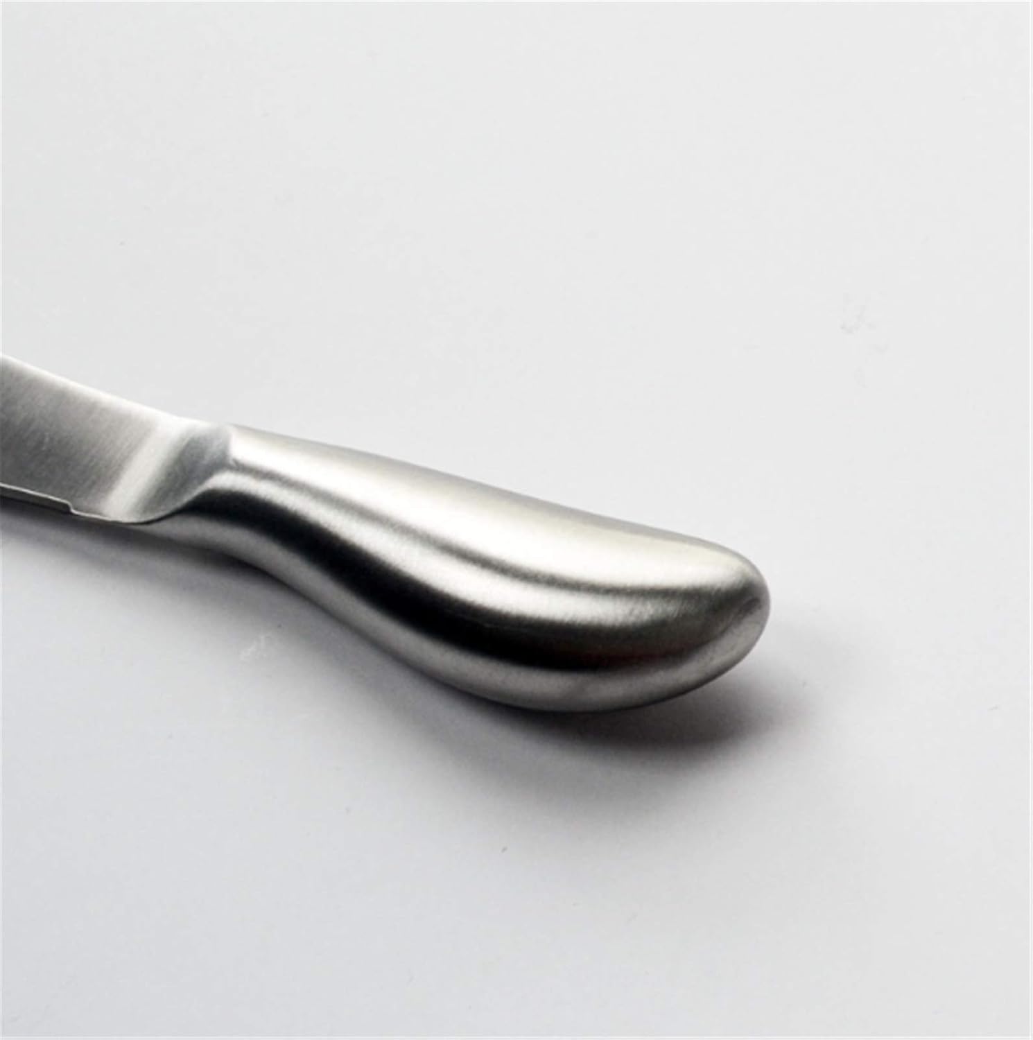 A/N Butter Knife Cheese Spreader Stainless Steel Easy Spread with Ergonomic Handle 14x2cm 2pcs-5