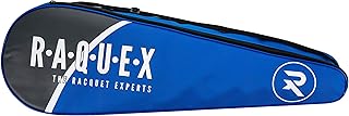 Raquex Racket Bag - for 1, 2 or 3 Squash or Badminton Racquets - Great British Design