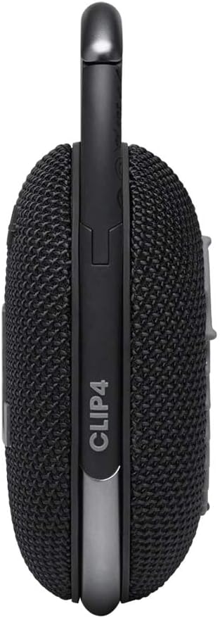 JBL Clip 4 Bluetooth Portable Speaker with Integrated Carabiner, Waterproof and Dustproof, Black-2