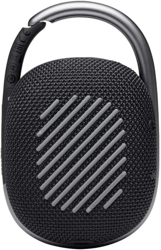 JBL Clip 4 Bluetooth Portable Speaker with Integrated Carabiner, Waterproof and Dustproof, Black-3