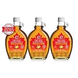 47° North Single Source Organic Canadian Maple Syrup Grade A Golden Delicate 250g (3x250g)