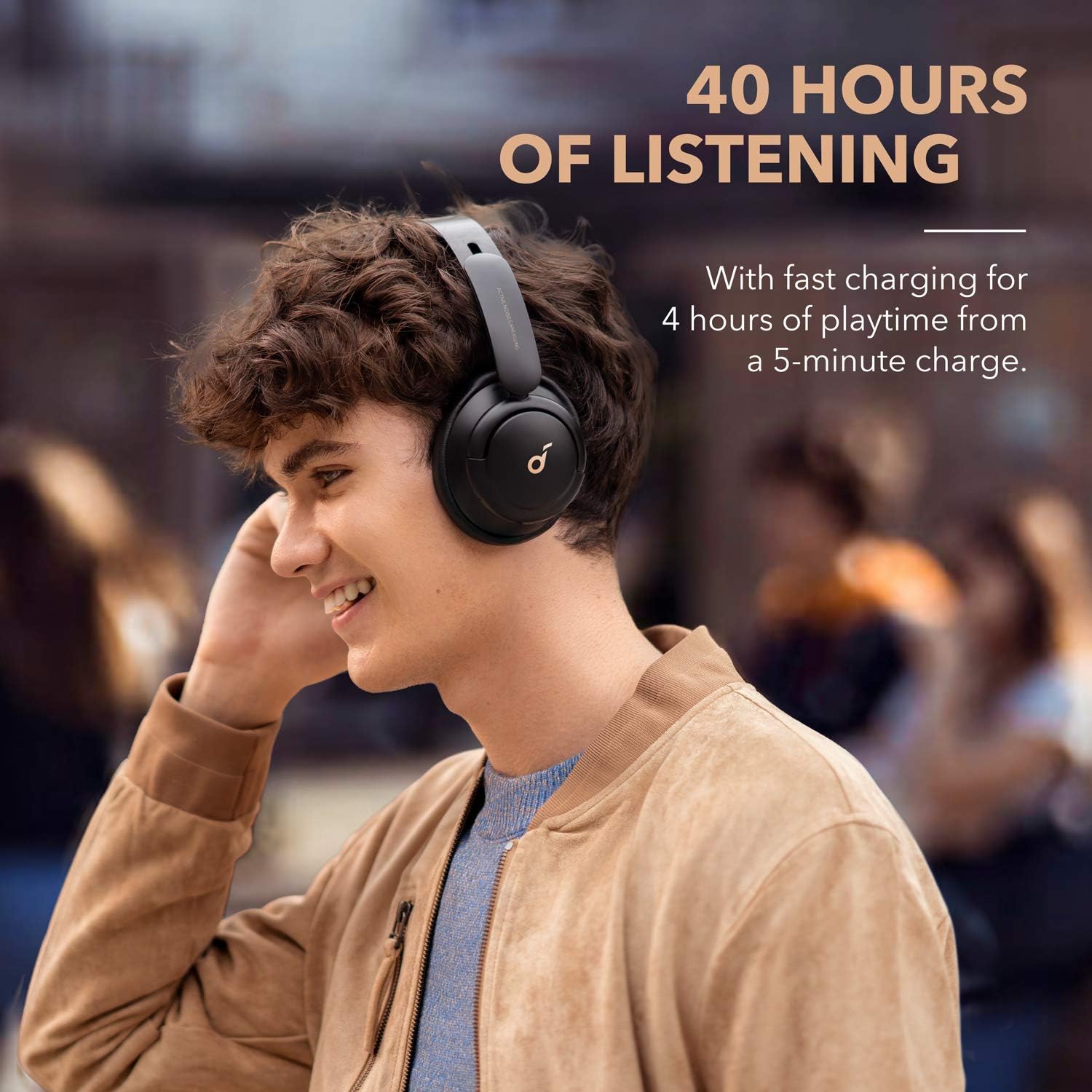 soundcore by Anker Q30 Hybrid Active Noise Cancelling Headphones with Multiple Modes, Hi-Res Sound, Custom EQ via App, 40H Playtime, Comfortable Fit, Bluetooth Headphones, Multipoint Connection-4