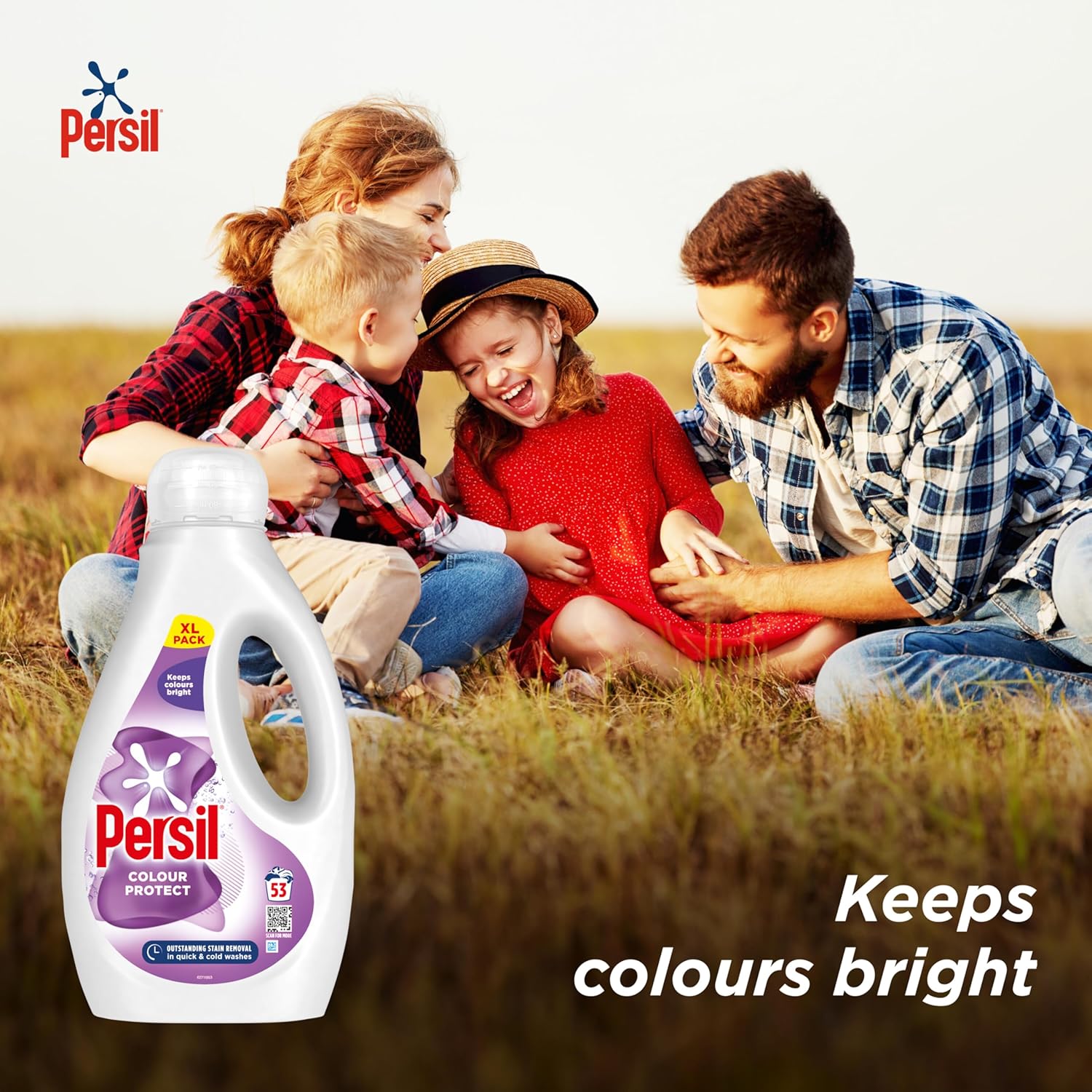 Persil Colour Laundry Washing Liquid Detergent keeps colours bright outstanding stain removal in quick & cold washes 53 washes (1.431 L)-4