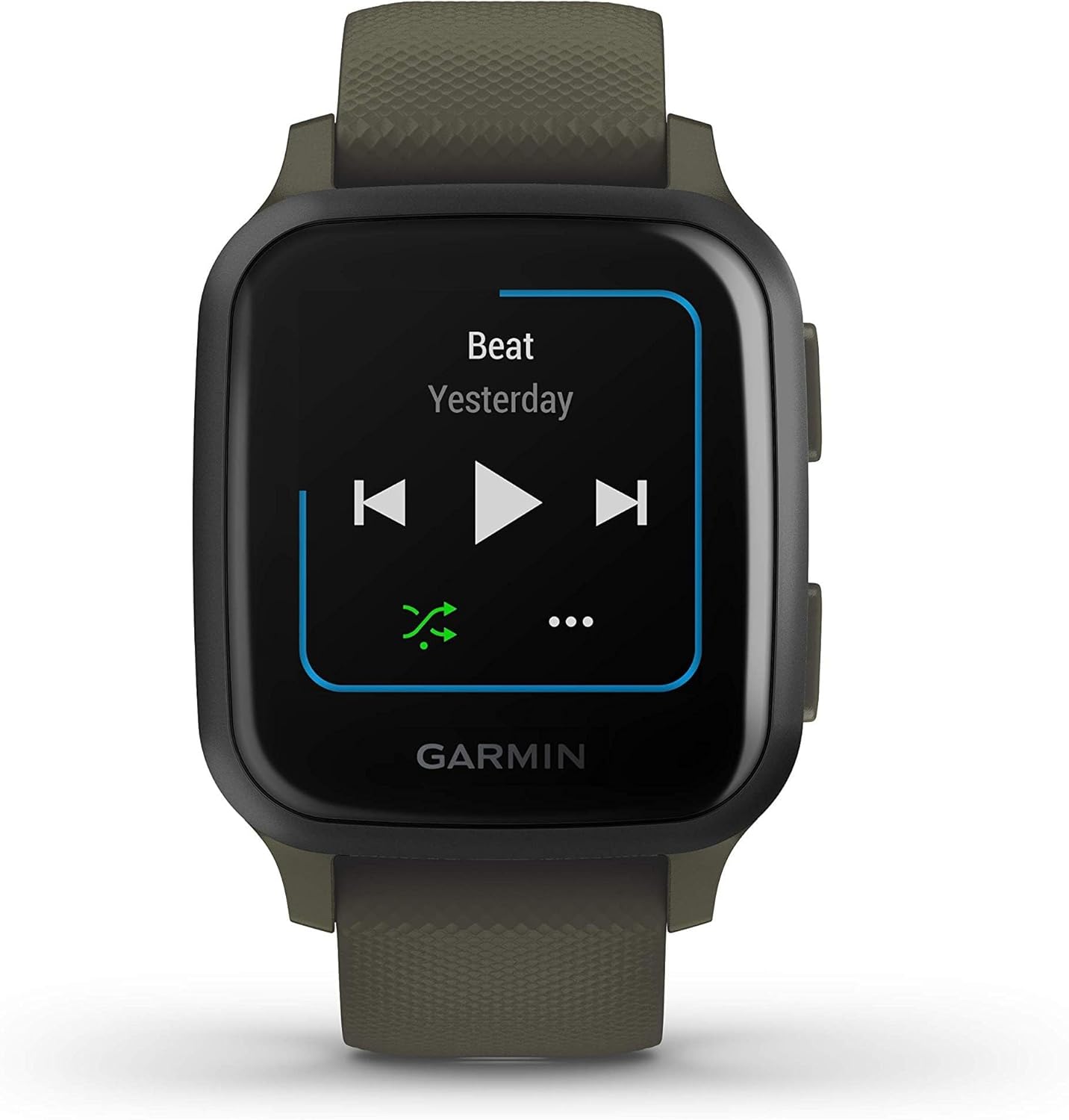 Garmin Venu Sq Music- Smartwatch Green-2