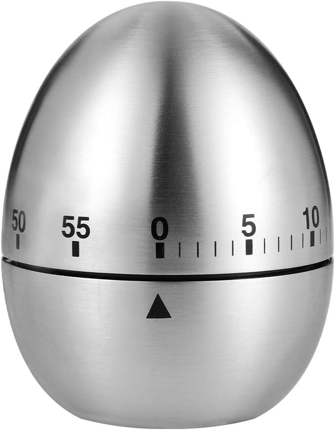 RosewineC Kitchen Timer Manual,Shaped Mechanical Rotating Alarm with 60 Minutes for Cooking(Egg)-0