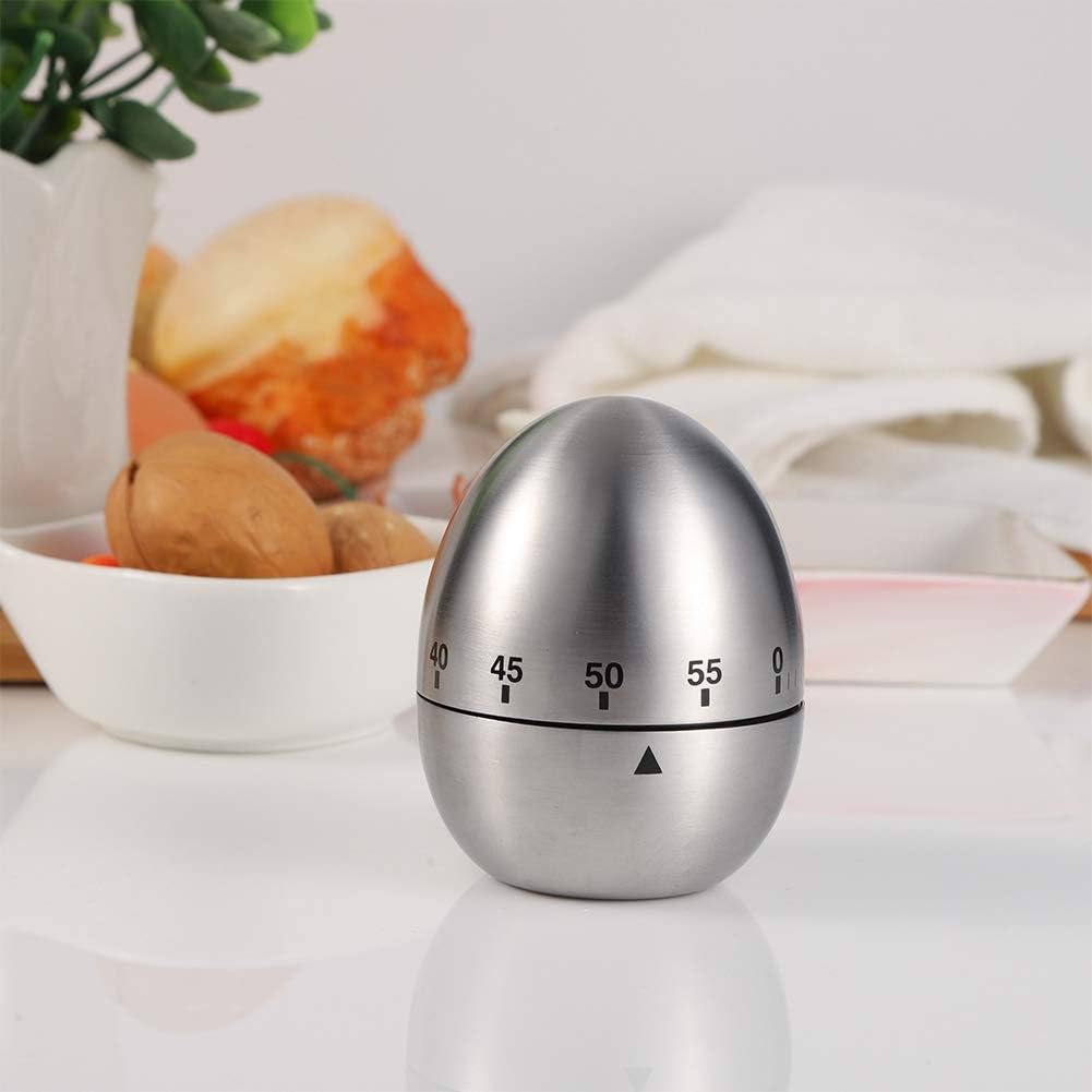 RosewineC Kitchen Timer Manual,Shaped Mechanical Rotating Alarm with 60 Minutes for Cooking(Egg)-4