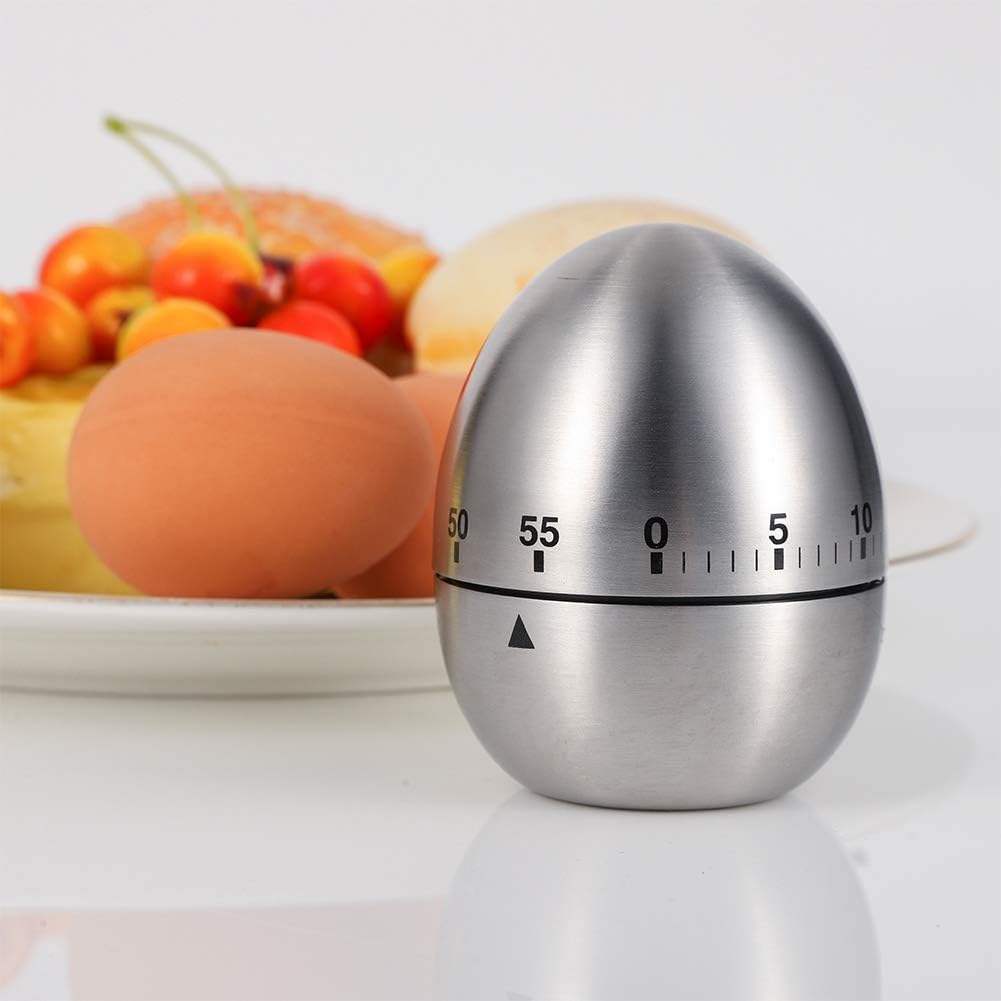 RosewineC Kitchen Timer Manual,Shaped Mechanical Rotating Alarm with 60 Minutes for Cooking(Egg)-5