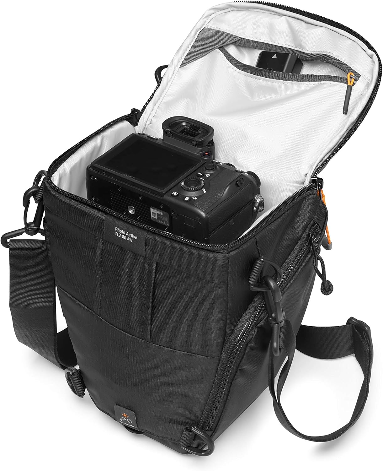 Lowepro Photo Active TLZ 50AW Mirrorless and DSLR toploader - removable shoulder strap - organizing pockets - for Mirrorless Like Sony Apha 9 - LP37346-PWW-1