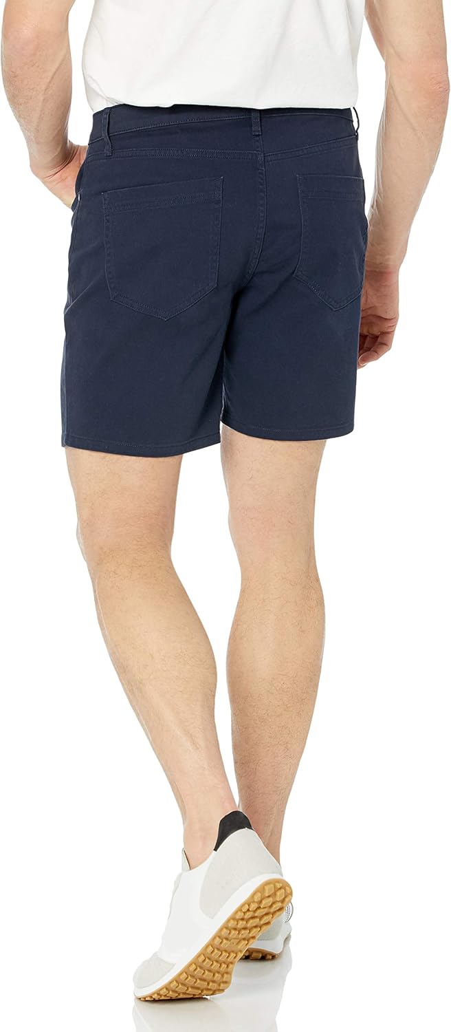 Amazon Essentials Men's Slim-Fit 7-inch Inseam Stretch 5-Pocket Shorts-1